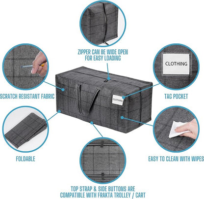 VENO 10 Pack Moving Bags w/Backpack Straps, Heavy Duty, Moving Boxes Alternative - Image 7