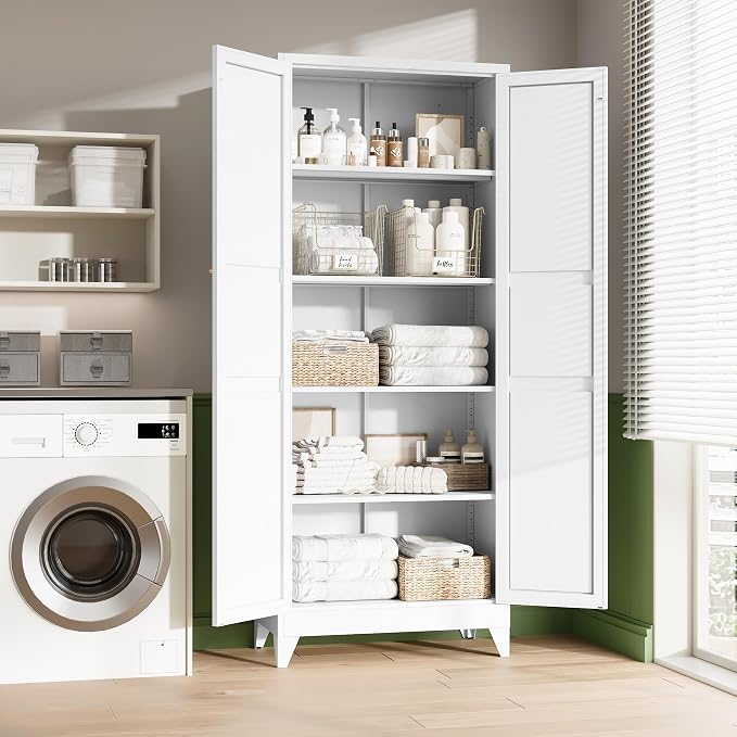 Letaya 75" H Metal Storage Cabinet - Image 6
