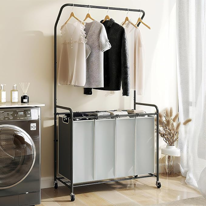 ROMOON Rolling Laundry Basket Organizer by ROMOON