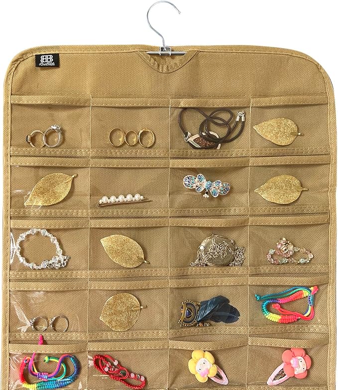 BB Brotrade Hanging Jewelry Organizer, Accessories Organizer, 80 Pocket - Image 3