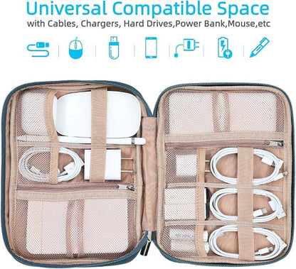 NISHEL Travel Cord Organizer Case, Tech Electronic Bag, Essentials - Image 2