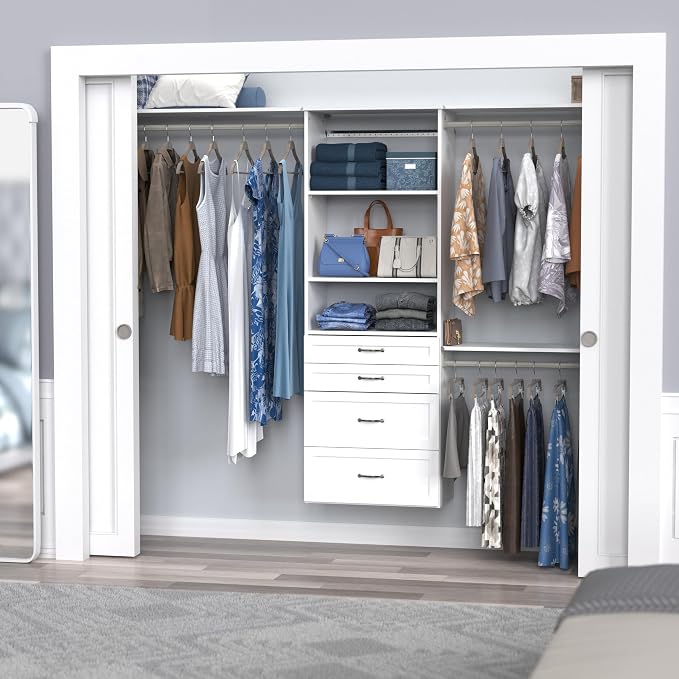 ClosetMaid SuiteSymphony Hanging Closet Kit Includes Tower, Closet Rods - Image 4