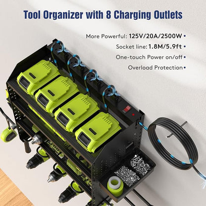 Heavy Duty Power Tool Organizer Wall Mount - Image 2