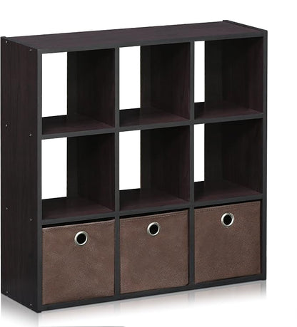 Furinno Simplistic 9-Cube Organizer - Image 4