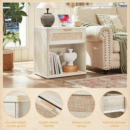 LEYAOYAO Rattan Nightstand - Image 5