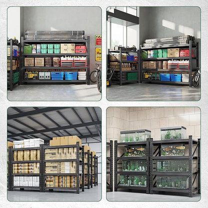 Letaya 2000LBS Storage Shelves Heavy Duty, 4 Tier Adjustable Utility Rack Shelf - Image 6