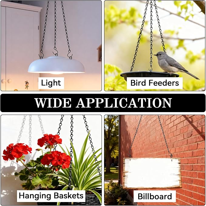 4 Pack, 24 Inch Hanging Basket Chain - Image 8