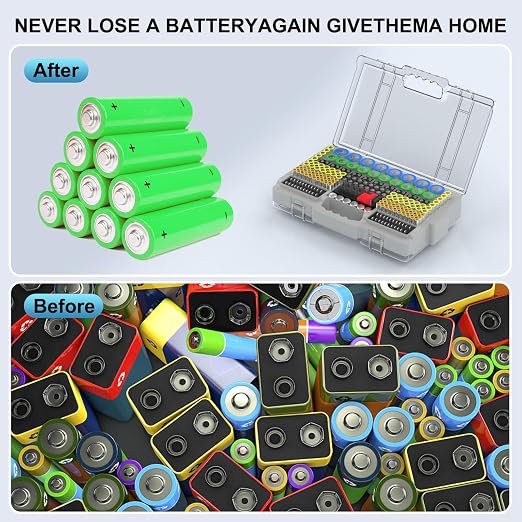 Battery Organizer Storage Holder Box Case - Image 4