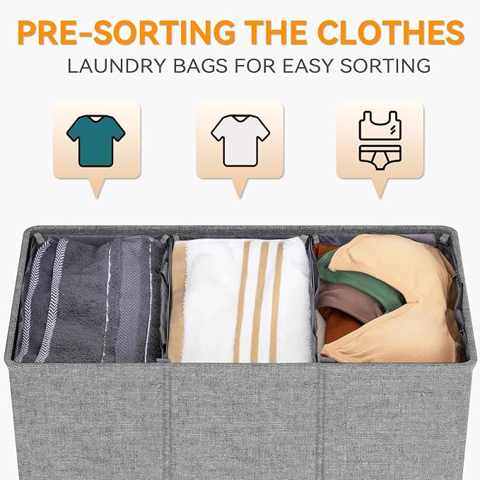 WOWLIVE 180L Laundry Hamper - Image 4