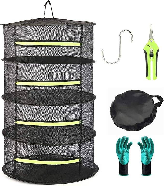 2ft 4-Layer Herb Drying Rack by Bysameyee