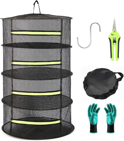 2ft 4-Layer Herb Drying Rack by Bysameyee