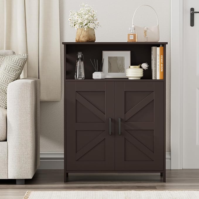 Homhedy Farmhouse Bathroom Storage Cabinet - Image 8