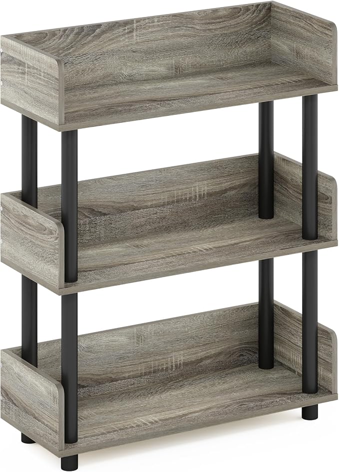 Furinno TURN-N-TUBE Display Shelf, 3-Tier Storage Shelves - Image 6