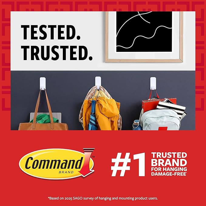 Command Broom and Mop Gripper, Organize Damage-Free - Image 2