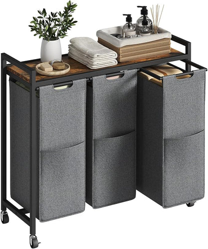 HOOBRO Laundry Sorter 3 Section, Laundry Hamper - Image 9