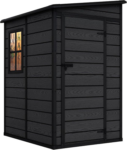 DWVO 5x4 FT Resin Outdoor Storage Shed by DWVO