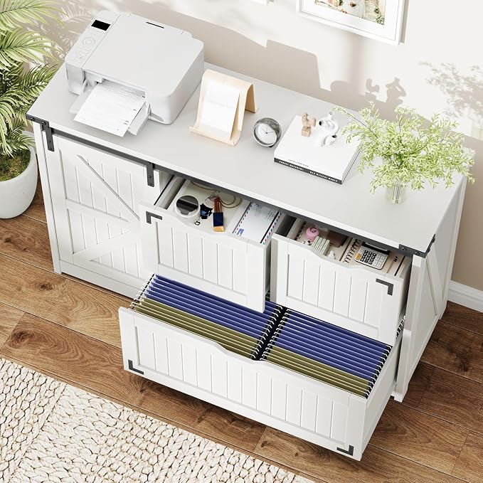 Halitaa 47.8” Farmhouse File Cabinet - Image 7