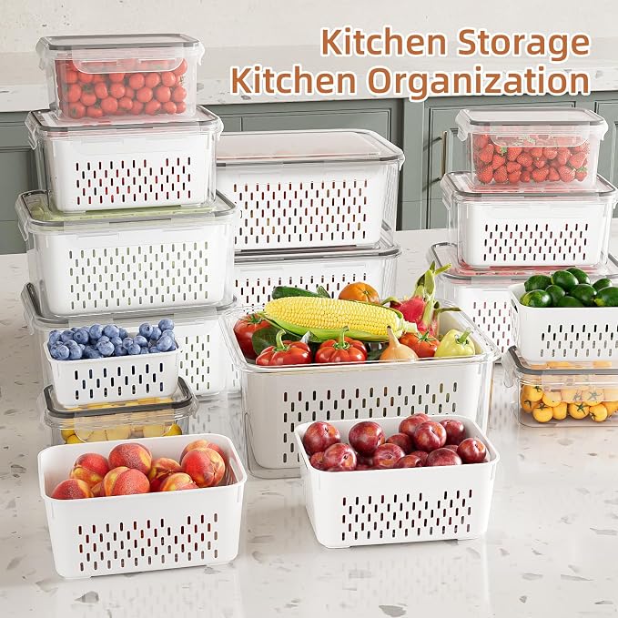 KEMETHY 10 Pack Fruit Storage Containers - Image 7