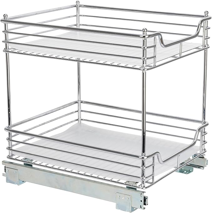 Household Essentials Glidez Chrome-Plated Steel Pull-Out/Slide-Out Storage - Image 11