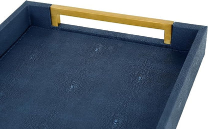 HofferRuffer Faux Leather Serving Tray - Image 7