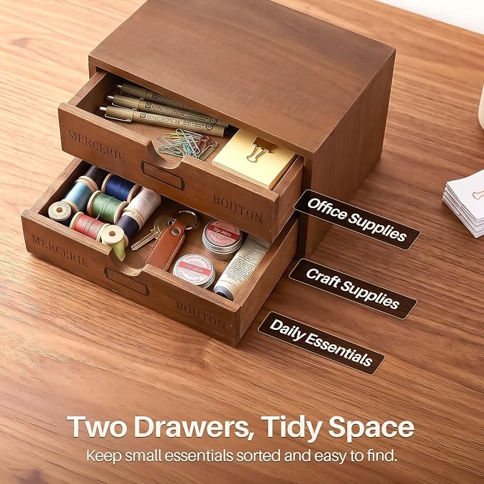 Flexzion Wooden Storage Box - Image 2