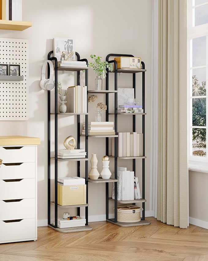 Hzuaneri 8 Tiers Vertical Shoe Rack, Narrow Shoe Tower, Tall Shoes Shelf - Image 6