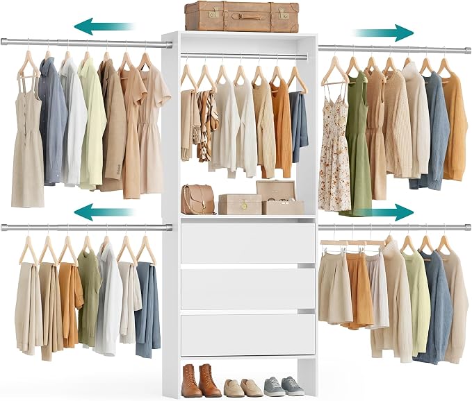 SONGMICS closet system, customizable walk-in closet organizer system by Unknown