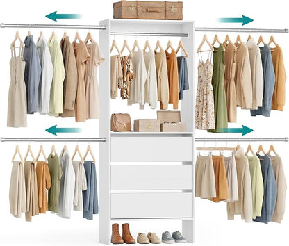SONGMICS closet system, customizable walk-in closet organizer system by Unknown