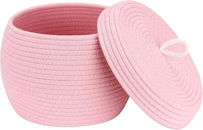 Sea Team Round Cotton Rope Storage Basket by SeaTeam