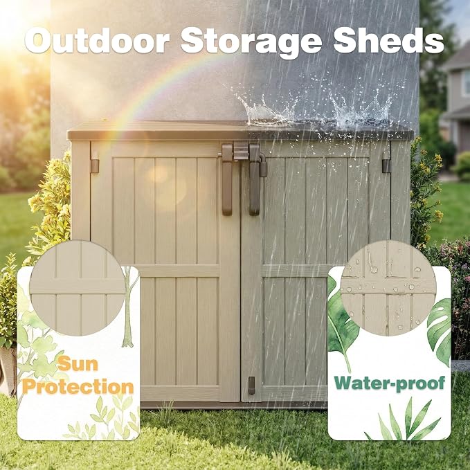 LHBcraft Waterproof Outdoor Storage Box 36 Cu Ft - Image 4