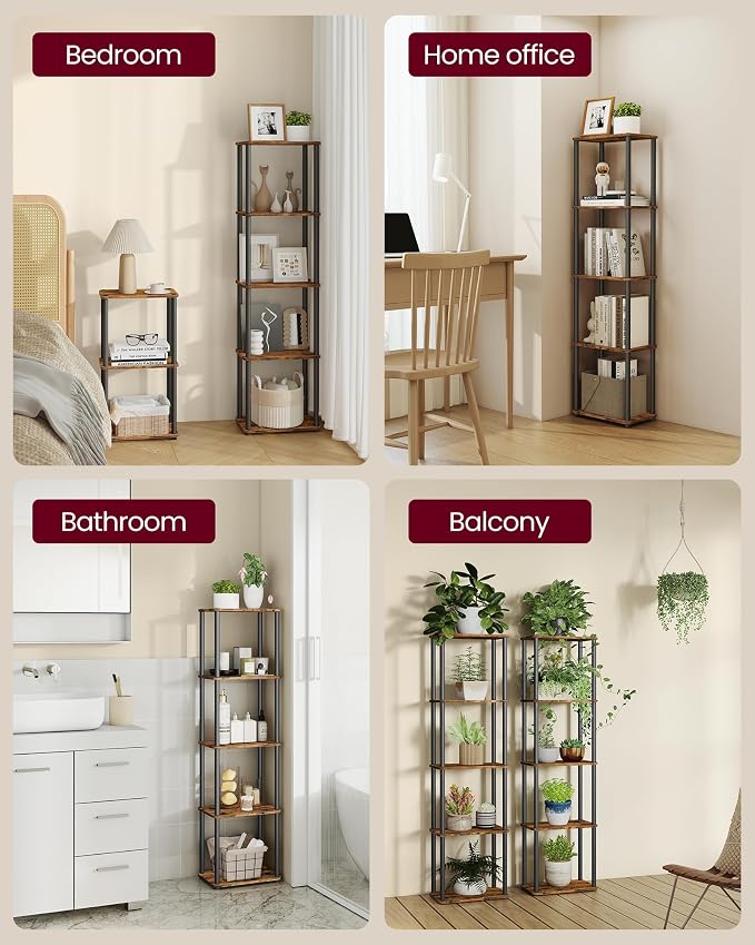 VASAGLE Superfast Toolless Assembly, 5-Tier Shelf - Image 5