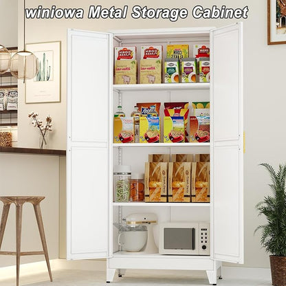Winiowa Metal Pantry Cabinet - Image 5