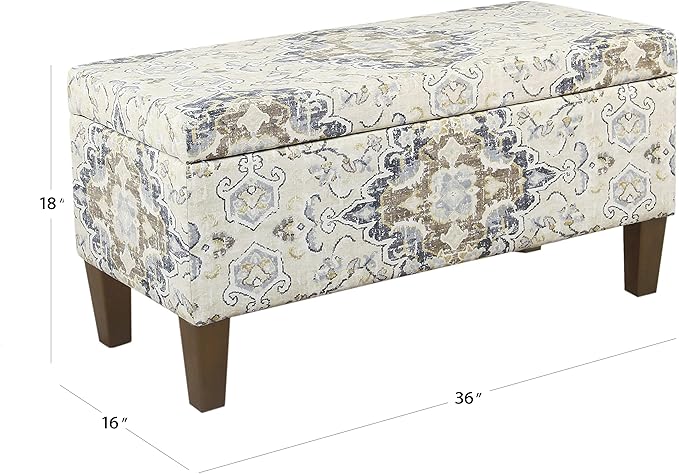 HomePop 36" Storage Ottoman Bench - Image 3
