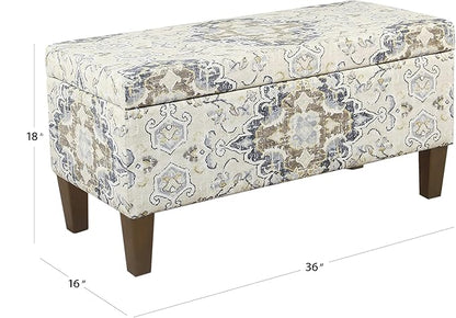 HomePop 36" Storage Ottoman Bench - Image 3