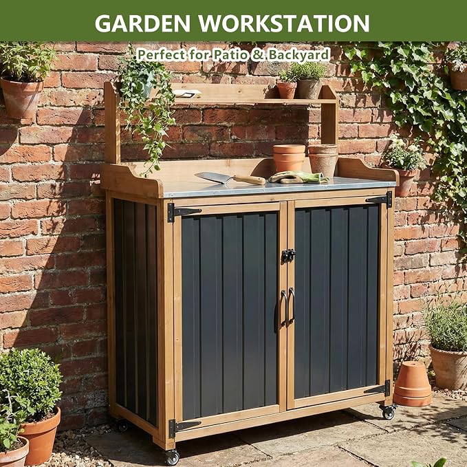 Ketive Outdoor Potting Bench - Image 5