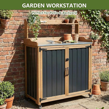 Ketive Outdoor Potting Bench - Image 5