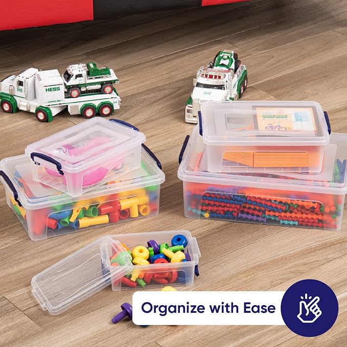 Superio Clear Storage Bins - Image 7