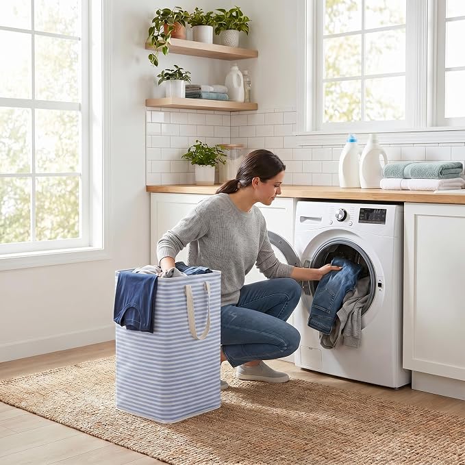 efluky Slim Laundry Basket, Narrow Laundry Hamper - Image 6