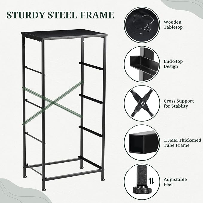 4 Drawers Dresser for Bedroom Fabric Storage Tower - Image 7
