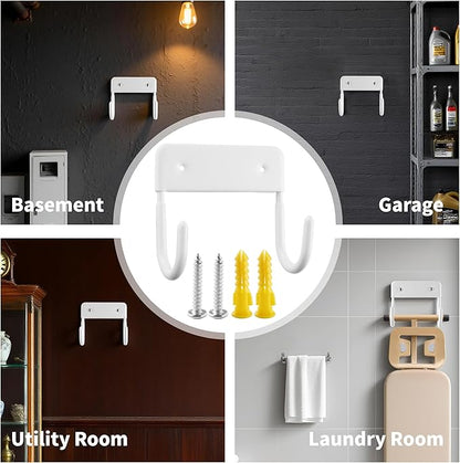 COKUMA Ironing Board Holder, Sturdy and Space-Saving Ironing Board Hanger Wall - Image 4