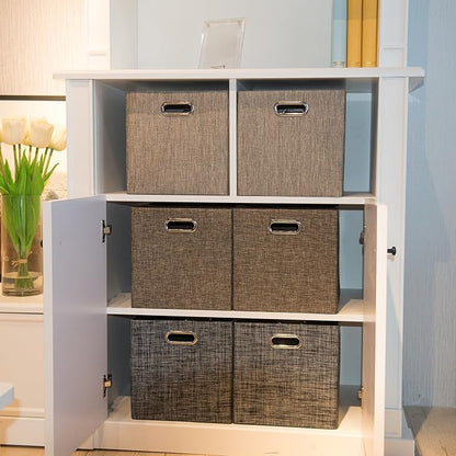 Storage Bins Cube Containers Boxes, Thick and Heavy Duty Fabric Drawers - Image 8