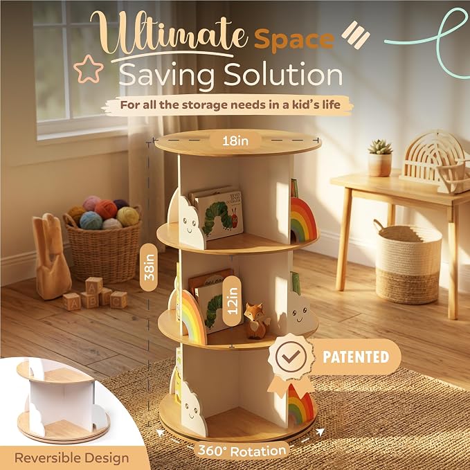 pimlyo® Rotating Bookshelf Kids - Image 7