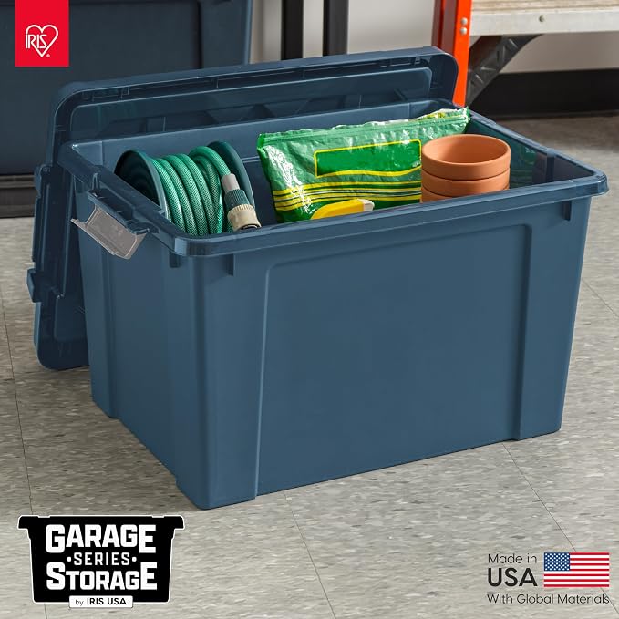 IRIS USA 20 Gallon Eco-Friendly Lockable Storage Bins - Image 6