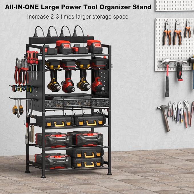 JUNNUJ Power Tool Organizer Floor Stand - Image 6