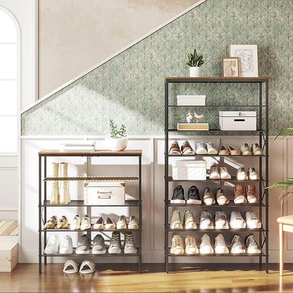 YATINEY 8 Tier Shoe Rack, Shoe Storage Organizer, Large Capacity Shoe Shelf - Image 2