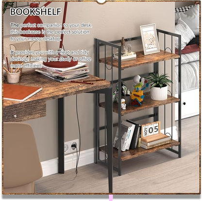 4NM No Assembly 3 Tiers Folding Bookshelf - Image 3