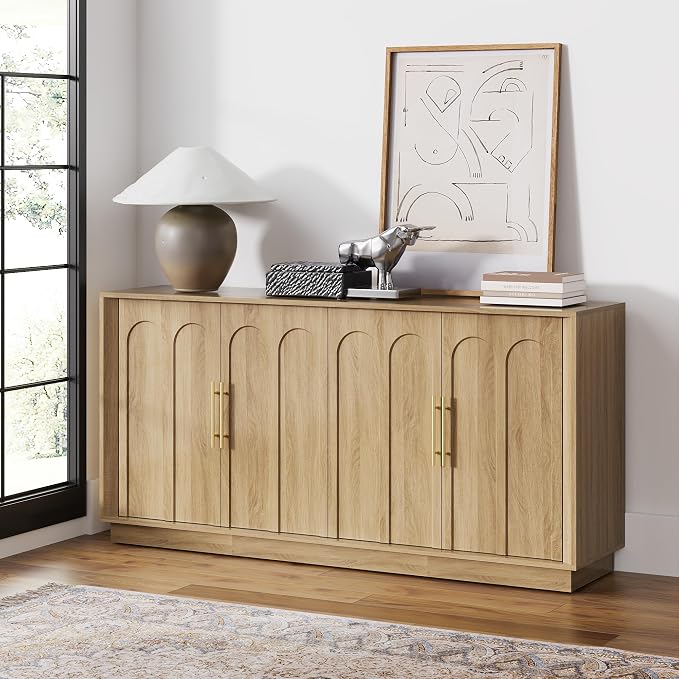 FORTUNETEC 67" Sideboard Buffet Cabinet - Image 8
