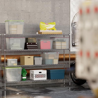 14" Deep x 72" Wide x 54" Height Wire Shelving Kit | 4-Tier | NSF Commercial - Image 5