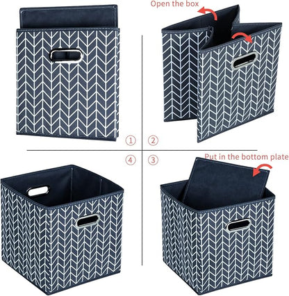 Fabric Cloth Storage Bins, Fabric Cube Organizer - Image 7