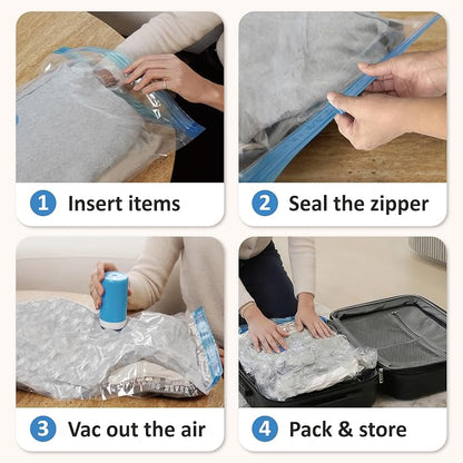 Cozy Essential Travel Vacuum Storage Bags - Image 8